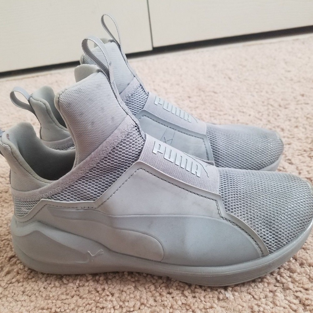 Gray Puma Fierce Women Sneakers Shoes Kylie Jenner